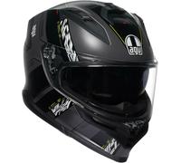 AGV K7 Kyber 2.0 Casco, negro-amarillo, tamaño M para Hombres