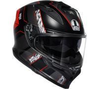 AGV K7 Kyber Casco, negro/rojo, Talla XL (61/62)