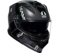 AGV K7 Kyber 2.0 Casco, negro-amarillo, tamaño L para Hombres