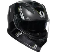 AGV K7 Kyber S26 Casco, negro mate/amarillo, Talla XXL (63/64)
