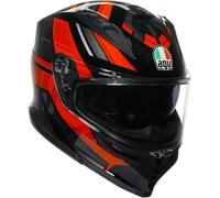 AGV K7 Taurax Casco, negro/rojo, Talla XL (61/62)