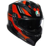 AGV K7 Taurax Casco, negro/rojo, Talla XXL (63/64)