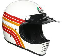 AGV Legends X101 Dakar 87 Casco, blanco/rojo/naranja, Talla XS (53/54)