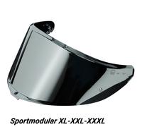 Agv Pantalla Gt3-1 Sportmodular (xl-xxl-xxxl) - Talla N IRIDIUM SILVER