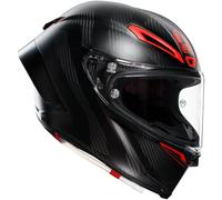 AGV Pista GP RR Intrepido Casco, negro mate/rojo, Talla XXL (63/64)