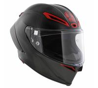 AGV Pista GP RR Intrepido Mate Carbono Negro Rojo