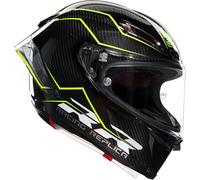 AGV Pista GP RR Performante Carbon Casco, negro-verde, tamaño M para Hombres