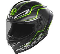 AGV Pista GP RR Performante, casco integral S male Gris Oscuro/Verde Neón