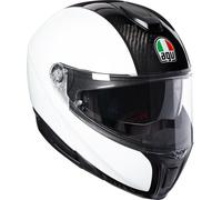 AGV Sportmodular Carbon Casco blanco, blanco-carbono, tamaño 2XS para Hombres