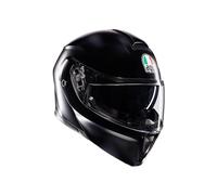 AGV Streetmodular ECE 22-06 Mono, Casco De Moto Modular Homologado ECE 22-06 P/J con Pantalla Parasol, Negro Mate, S
