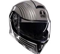 AGV Streetmodular Iseo Casco, negro-gris, tamaño S para Hombres