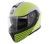 AGV Streetmodular Iseo, casco abatible M female Mate Blanco/Negro/Amarillo Neón