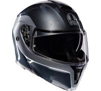 AGV Streetmodular Levico Casco, gris, Talla M (57/58)