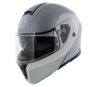 AGV Streetmodular Levico doble gris plata casco de motocicleta