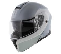 AGV Streetmodular Levico doble gris plata casco de motocicleta