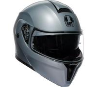 AGV Streetmodular Mono Matt Silver Casco, plata, tamaño S para Hombres