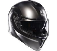 Casco De Moto Modular AGV Streetmodular E2206 Mono Mate Asfalto Gris Mate