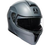AGV Streetmodular Mono Matt Silver Casco, plata, tamaño XL para Hombres