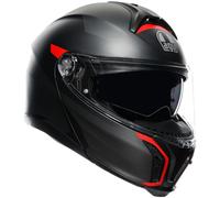 AGV Tourmodular Frequency Casco, gris/rojo, Talla XXL (63/64)
