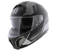 AGV Tourmodular Perception casco de moto negro mate con sistema de plata