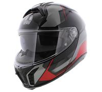 AGV Tourmodular Perception casco modular negro brillante gris rojo