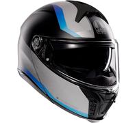AGV Tourmodular Stray Casco, negro/gris/azul, Talla XL (61/62)