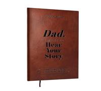 Agvdg Dad, I Want to Hear Your Story Dad's journal Father shares journal of life and love diario de cuero duradero diario portátil regalos de cumpleaños para padre