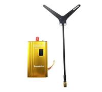 Agwuoetr 1.2G 1.5W FPV VTX + Antena 8CH 1500mA Transmisor de Audio y Video para FPV Quadcopter RC Drone