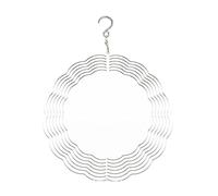Agwuoetr 1 Paquete de 10 Pulgadas de SublimacióN Spinner de Viento en Spinners de Viento 3D Spinner de Viento Colgante para DecoracióN de JardíN Interior y Exterior