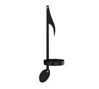 Agwuoetr 1 Portavelas con Notas Musicales, Aplique de Pared con Notas Musicales Negras, Arte Vintage, Candelabros con Estilo de Nota Musical, Estilo Hierro 2
