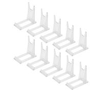 Agwuoetr 10 Piezas Ajustables para Soporte de ExhibicióN de áNgulo para Platos, Carteras, Bolsos de Embrague, ImáGenes, Fuente, Libro, Vajilla y ArtíCulos de PapeleríA