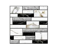 Agwuoetr 10 Piezas Autoadhesivas para Azulejos de Pared, DecoracióN del Hogar, Pegatinas de PVC, Cubiertas para Cocina, Armario, BañO, Papel Tapiz, Papel Tapiz