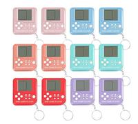 Agwuoetr 12 Llaveros de Recuerdo de Fiesta para NiñOs, Llaveros de Videojuegos para Mochila, Suministros de Recuerdo de Fiesta Escolar de CumpleañOs, Llaveros