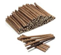 Agwuoetr 120 Palitos para Manualidades, Palitos de Madera 6 Pulgadas de para Manualidades, Palos de Ramitas, Troncos Madera para DecoracióN, Accesorios para Fotos de Manualidades DIY