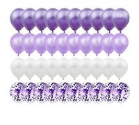 Agwuoetr 120 Pieza Globo de LáTex de Confeti Mixto de 12 Pulgadas para CumpleañOs, Baby Shower, Globos de Boda, Decoraciones para Fiestas, D