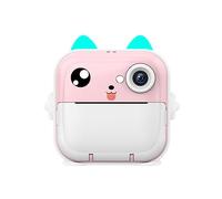 Agwuoetr 16G Memoria NiñOs Mini CáMara HD CáMara de FotografíA Digital CáMara de ImpresióN InstantáNea para NiñA Rosa