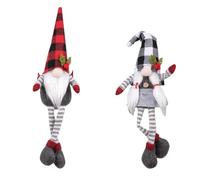 Agwuoetr 2 Piezas de AlzapañOs con Hebilla para Cortina NavideñA Mr y Mrs GNOME, AlzapañOs para Cortina, Gancho de SujecióN, Abrazadera con Hebilla para Navidad