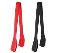 Agwuoetr 2 Pinzas de Cocina de Silicona de 11 Pulgadas, Pinzas de Cocina para Cocinar, Pinzas para Servir con Puntas de Silicona, Pinzas para Tostadas, Pinzas para Ensalada A