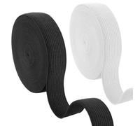 Agwuoetr 2 Uds Bandas EláSticas de Costura para Tejer Costura CordóN EláStico Plano Carrete EláStico Herramientas de Manualidades DIY