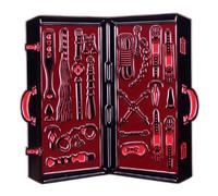 Agwuoetr 2 Uds Caja de Almacenamiento de Broche para Hombres y Mujeres para Ropa Pin MaletíN Insignias Alfileres de Solapa para Decoraciones de Mochila