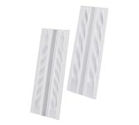 Agwuoetr 2 Uds DIY Tira Larga Vela de Iglesia Molde de Silicona Forma Irregular una la Luz de Las Velas Cena Hecha una Mano FabricacióN de Velas Suministros