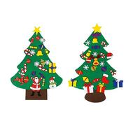 Agwuoetr 2 Uds. Regalo NavideñO de Vacaciones, Tela de Fieltro, Pegatinas NavideñAs, Dulces, Postres, Galletas, Anciano, MuñEcos de Nieve, Ciervos
