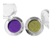 Agwuoetr 2 Uds Sombra de Ojos óPtica Altamente Pigmentada Policromada de Sombras de Ojos MetáLica Brillo de Ojos Maquillaje CosméTicos