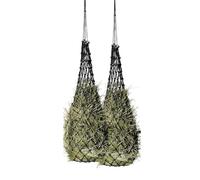 Agwuoetr 2 Unidades Red de Heno AlimentacióN Lenta,Alimentador Heno,Bolsa Heno,Red de Heno para Caballos,Red de Heno de AlimentacióN Lenta,40 Pulgadas de con Orificios de 2 Pulgadas