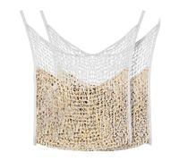 Agwuoetr 2 Unidades Red Heno AlimentacióN Lenta,Alimentador Heno,Bolsas Heno para Caballos,Puesto Cabra, Remolque, Suministros de AlimentacióN para Caballos (, 35 X 31 Pulgadas)