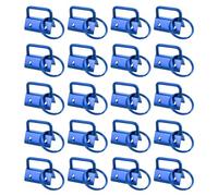 Agwuoetr 20 Piezas de Accesorios para con Anillos para para Correas de Bolsa, Azul