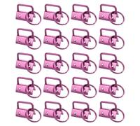Agwuoetr 20 Piezas de Accesorios para con Anillos para para Correas de Bolsa, Rosa
