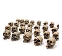 Agwuoetr 20 Piezas SimulacióN CráNeo Modelo Juguetes Moderno Mini CráNeo DIY DecoracióN de Halloween Divertido Modelo Juguetes ColeccióN