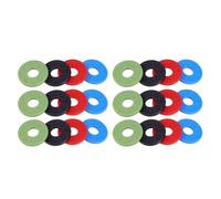 Agwuoetr 24 Piezas de Bajo, Bloques de Bloqueo de Correa de Guitarra, Accesorios de Guitarra de Material de Goma, Bloqueo de Correa de Guitarra, Piezas de Guitarra, Accesorios