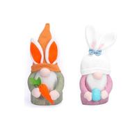 Agwuoetr 2Pcs Gnomos MuñEca Decoraciones de Pascua Decoraciones de Pascua para el Hogar Gnomos de Pascua